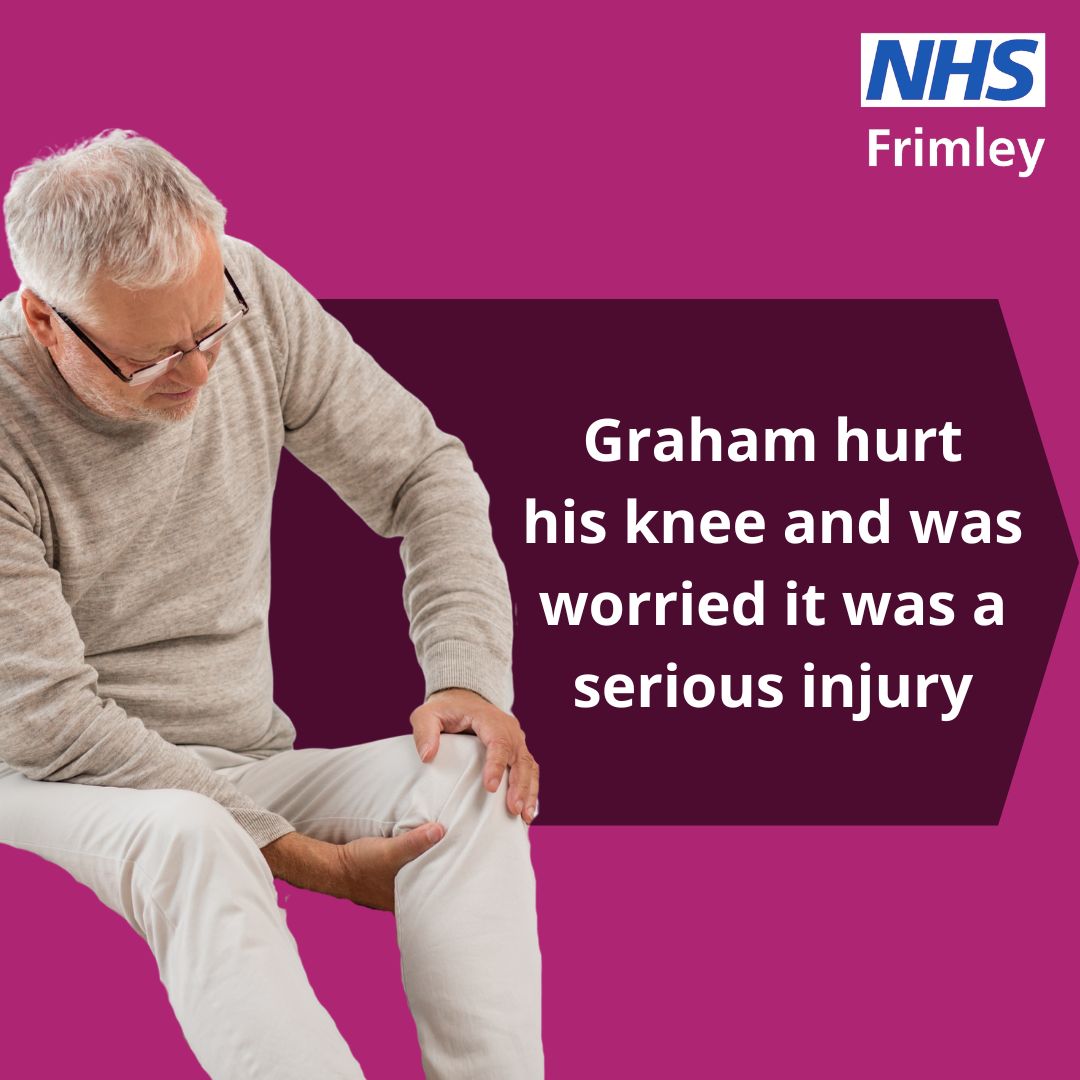 Minor injury unit social media image - knee injury 1 